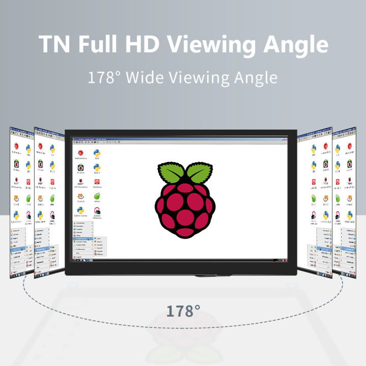 7%20Inch%20LCD%20IPS%20Display%20HDMI-compatible%20Touch%20Screen%20With%20Case%201024x600%20Resolution%20%20for%20Raspberry%20Pi%203%20Pi4%20PC%20Portable%20Monitor%20-%20Image%206