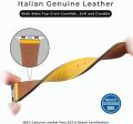 GEAK Leather Smartwatch Straps Band Compatible with Apple Watch Bands 42mm/ 44mm/ 45mm/ 49mm Men or Women, Top Grain Genuine Leather Strap Wristband for iWatch Series 9 8 7 6 5 4 3 2 1 SE Ultra 2 Ultra. 