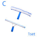 【F】1Pc/1Set 35CM Window Cleaning Combo Squeegee & Microfiber Window Washer Shower Squeegees Window Glass Wiper Cleaning Tool.