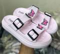 New Soft EVA Rubber Lightweight & Comfortable Buckle Sandals with Cute Charms for Girls & Womens.