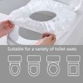 Disposable Toilet Seat Cover Waterproof Non-woven Travel Hotel Bathroom Protective Mat Independent Packagingr Seat Cushion. 