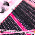 Show-Stopping Top & Bottom Lash Kit – 250/740 Cluster Shell Fluffy Volume, Mix-&-Match Lengths & Styles! Killer for Any Look. 