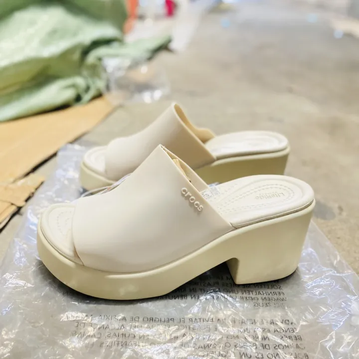 New Crocs high heels slip on shoes daily shipping from Thailand