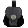 Steampunk Medieval Punk Style Fanny Packs for Men Pu Leather Coin Purse Hangable Belt Waist Bag Drawstring Hip Belt Bag Cosplay.