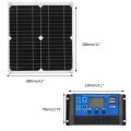DC 18V Portable Solar Power Charger 1000W Solar Panel Kit With 100A Controller for Bank Battery Camping Car Boat RV Solar Plate.