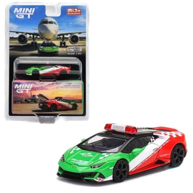 Mini gt Lamborghini Huracan Evo (Bologna Airport 2020 Follow-me