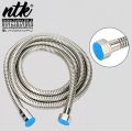 Muslim Shower Chain Pipe 1 & 1.25 Meter Hand shower Toilet Shower hose bath chain Connection pipe for kitchen, washroom, toilet, CP shattaf braided hose flexible rubber hose plumbing hose AHS BRAVO bathroom chrome Stainless Steel Double Clutch. 