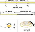 DC 5V LED COB Strip Light USB High Density Linear Lighting 320LED Flexible Tape Lights 1-5m White  warm white LED String Light. 