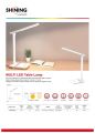 FT-SED-GAD-003 LED reading lamp multi table lamp 9W 3 light in shining out tax invoice included price VAT. 