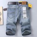 5 Models Summer Shorts Jeans Men Denim Pants Stretch Light Blue Fashion Design Men's Jeans Slim Straight Male Short Jeans Hombre.