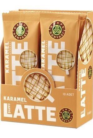 Kahve Dunyasi Special Series Hot Caramel Flavored Caffe Latte 1 Pc