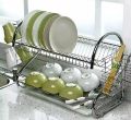 S shape dish rack/ kitchen organizer/ crockery stand. 