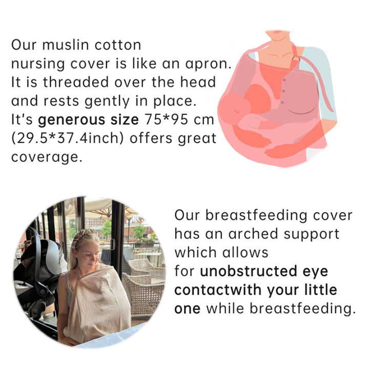 Breathable%20Baby%20Feeding%20Nursing%20Cover%20Stroller%20Blanket%20Mother%20Outing%20Breastfeeding%20Cover%20Cotton%20Adjustable%20Privacy%20Nursing%20Apron%20-%20Image%205