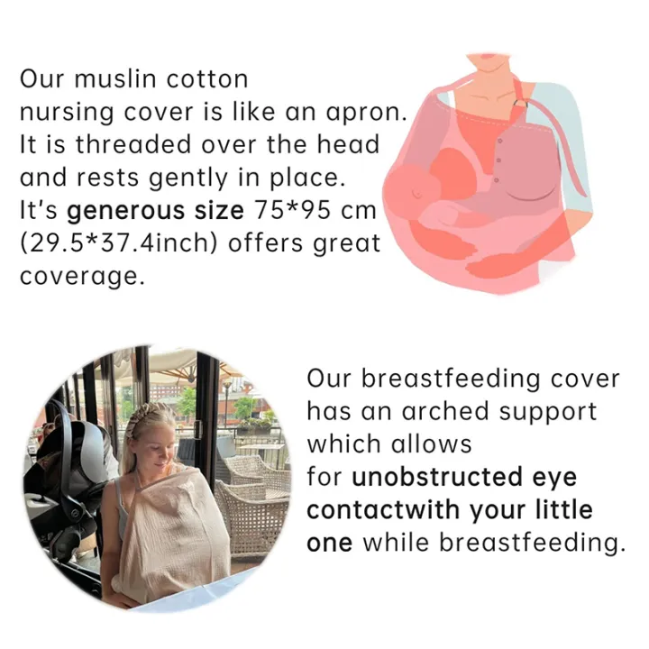 Breathable%20Baby%20Feeding%20Nursing%20Cover%20Stroller%20Blanket%20Mother%20Outing%20Breastfeeding%20Cover%20Cotton%20Adjustable%20Privacy%20Nursing%20Apron%20-%20Image%205
