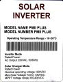 Power Sun Solar Inverter 7KW Direct Inverter Battery Less Inverter. 
