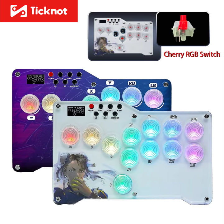 Flatbox Hitbox Arcade Joystick Fight Stick For PS4/PS3 With Turbo ...