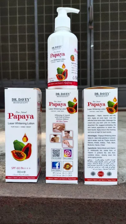 Dr.Davey%20Papaya%20Laser%20Whitening%20Body%20Lotion%20SPF%2060+++%20-%20Image%202