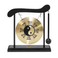 Mini Desktop Gong Table Wind Chime Percussion Instrument Cymbals Gongs with Mallet for Home Decor Housewarm Gift carillon à vent. 