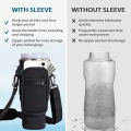 Leeseph Water Bottle Carrier Bag for Stanley 40oz Tumbler with Handle Water Bottle Pouch with Adjustable Shoulder Strap. 