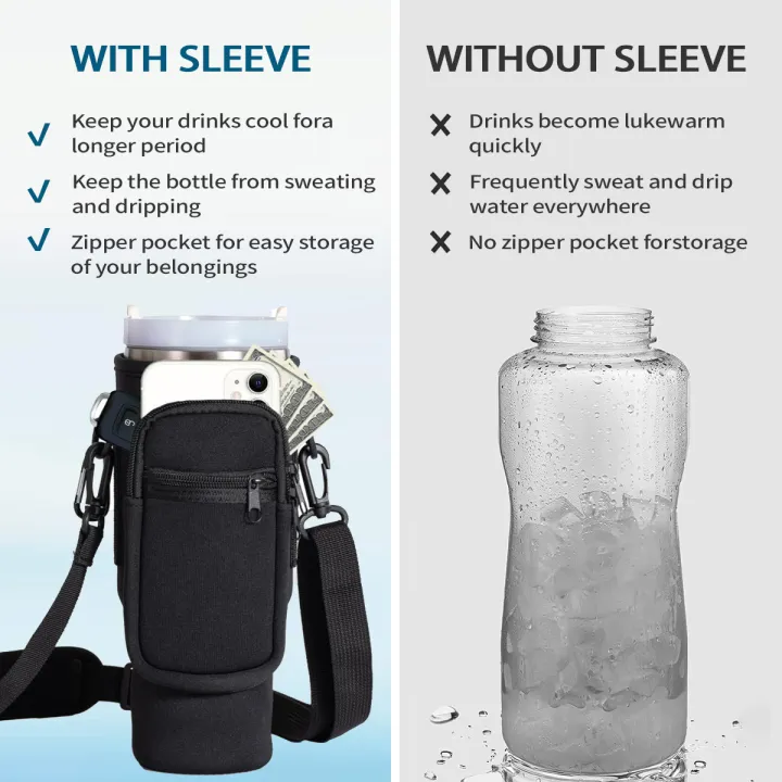 Leeseph%20Water%20Bottle%20Carrier%20Bag%20for%20Stanley%2040oz%20Tumbler%20with%20Handle%20Water%20Bottle%20Pouch%20with%20Adjustable%20Shoulder%20Strap%20-%20Image%204