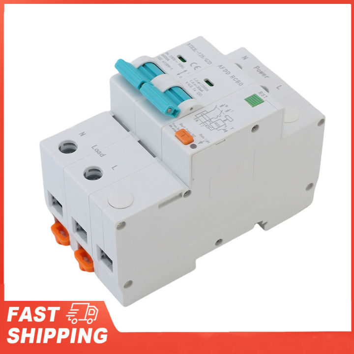 AFDD Arc Fault Protector Device 2P RCBO RCCB Circuit Breaker ...