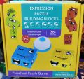 Wooden Face Changing Magic Cube Game Expressions Puzzle Building Blocks Face Change Rubiks Cube Game Puzzle Matching Educational Games for Kids. 