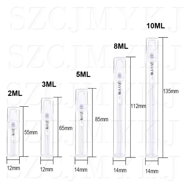 5Pcs%2010ml%208ml%205ml%203ml%202ml%20Clear%20Plastic%20Spray%20Bottle%20Empty%20Cute%20Perfume%20Atomizer%20for%20Cleaning,%20Travel,%20Essential%20Oils,%20Perfume%20-%20Image%202