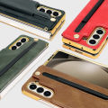 VIETAO PU Leather Z Fold 7 Phone Case With Pen Slot, Cards Wallet Holder,Hand Strap Compatible With Samsung Galaxy Z Fold 6 5 4. 