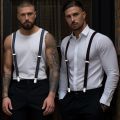 Suspenders For Men Pants Apparel Adult Suspender Man Shirt Dress Women Wedding Party Solid Colors Suit Skirt With Braces Straps.