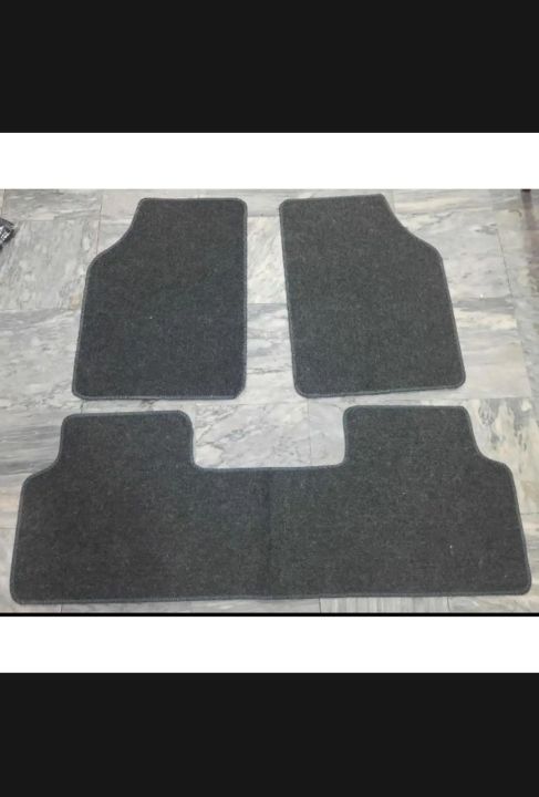 3PCS Suzuki Mehran Carpet Floor Mats Grey Colour