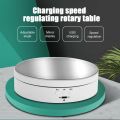 360 Degree Electric Rotating Display Stand Turntable, 3 Speeds with USB Cable, Suitable for Photography, Watches, 3D Models. 