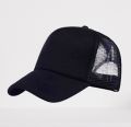 Black Half Foam Net Fashion Styles Cap for Men.