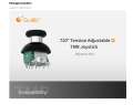 Ns55 720° Tension Adjustable TMR Joystick for PS4 PS5/PS5 Edge for Switch Pro Xbox Series/Elite Series 2 Controller Repair.