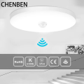 Motion Sensor Ceiling Lamp 15w 20w 30w 40w PIR Motion Detector Modern Ceiling Lighting For Corridor Garage Stair Balcony 220V. 