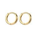 2pcs Fashion Hoop Earrings, Gold Color Tiny Cartilage Earrings Piercing Jewelry Trendy Female Hoops Earrings For Women Men.