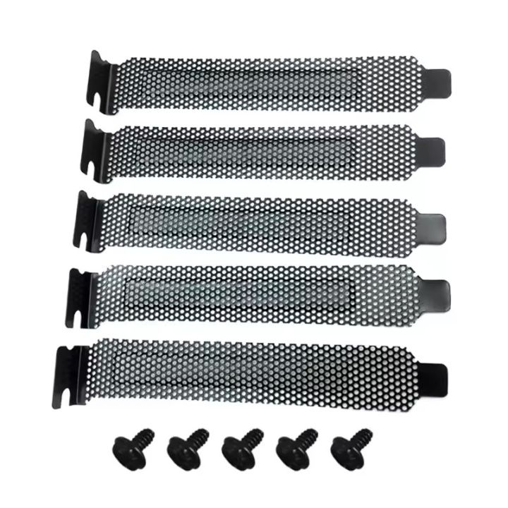 5PCS%20PCI%20Slot%20Cover%20Filter%20Blanking%20Board%20Cooling%20Fan%20Dust%20Ventilation%20PC%20Computer%20Case%20Graphics%20Card%20with%20Screws%20-%20Image%204