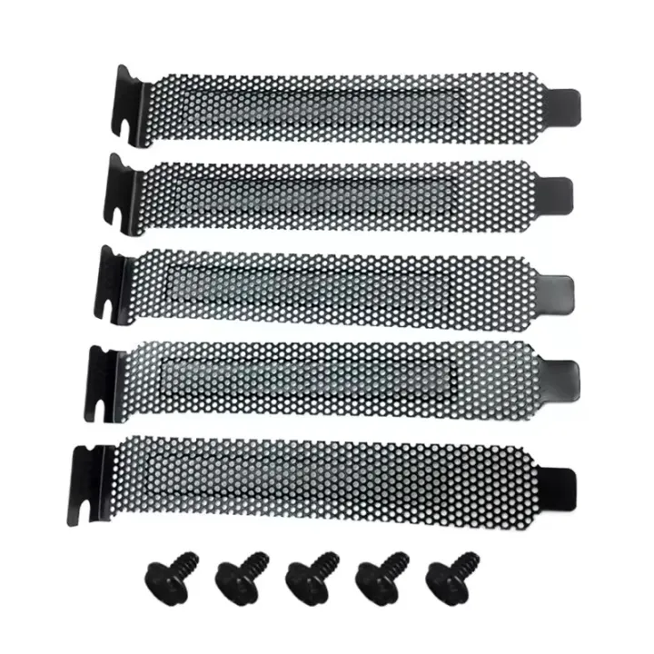 5PCS%20PCI%20Slot%20Cover%20Filter%20Blanking%20Board%20Cooling%20Fan%20Dust%20Ventilation%20PC%20Computer%20Case%20Graphics%20Card%20with%20Screws%20-%20Image%204
