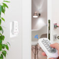 UK Plug Excellent Craftsmanship Well Durability Wireless Remote Control Smart Socket Electrical Outlet Lamp Power Switch. 