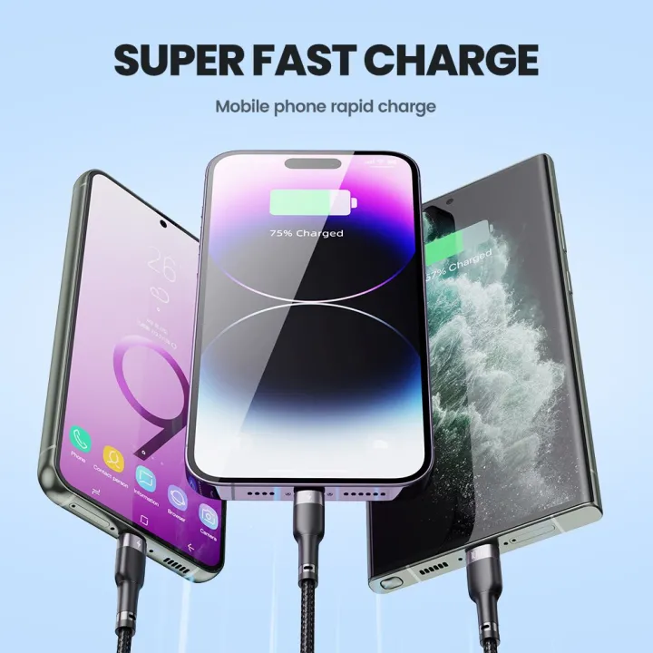 Toocki%203%20in%201%20USB%20Cable%206A%20100W%20Micro%20USB%20Type%20C%20Charging%20Cable%20For%20iPhone%2014%2013%2012%20%20%20%2013%20%20%20Data%20Cord%20-%20Image%206