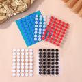 40Pcs 6.5mm Diameter 0.8mm Thickness Small Dots Universal Mouse Skates For Rubberized Mouse Foot Glide Feet Sticker.