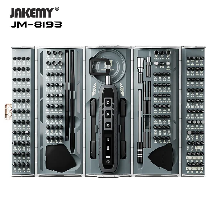 JAKEMY%20JM-8193%20180-IN-1%20Precision%20Cordless%20Electric%20Screwdriver%20Set%20Magnetic%20Bits%20Mobile%20Phone%20Glasses%20Electronic%20Repair%20Tools%20-%20Image%205