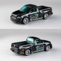 1/64 Model Car Silver & Grey Wheels with Fixed Tires Comes with Rivets for Diecast Model Cars.