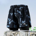 Mens Style Swimming Trunks for Adults Double layer Quick Drying Beach Pants Antiembarrassing Hot Spring Casual Shorts for Summer.