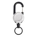 1/2/4Pcs Heavy Duty Retractable Badge Reel, Anti-Theft Metal Easy Pull Buckle Rope, Elastic Retractable Keychain, Sport ID Badge.