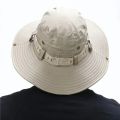Summer wide-brimmed Panama fisherman's hat, outdoor UV-protective sun hat. Fisherman's hat, beach sun protection hat, hunting hi. 