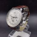 ZEPPELIN 100th Anniversary Chronograph Ivory Brown 7680-1. 