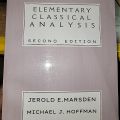Elementary Classical Analysis By Jerold E. Marsden & Michael J. Hoffman. 