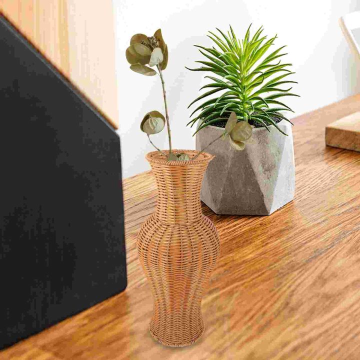 Bouquet%20Rattan%20Vase%20Office%20House%20Decorations%20for%20Home%20Fake%20Plastic%20Decorative%20Flower%20-%20Image%202