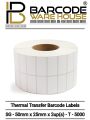 Barcode Labels  Thermal Transfer SG 50mm x 25mm x 2ups – T-5000 Sticker 50x25. 