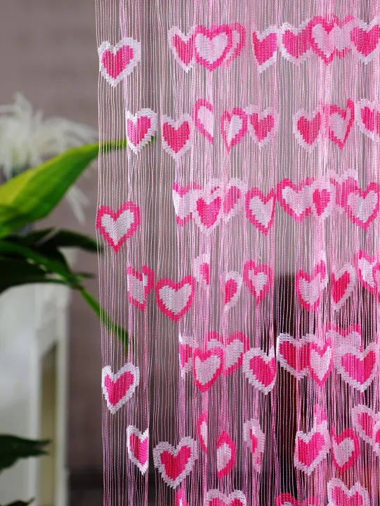 Romantic%20two-color%20love%20cord%20decoration%20fringe%20partition%20curtain%20through%20rod%20finished%20curtain%2039.37*78.74in%20-%20Image%202